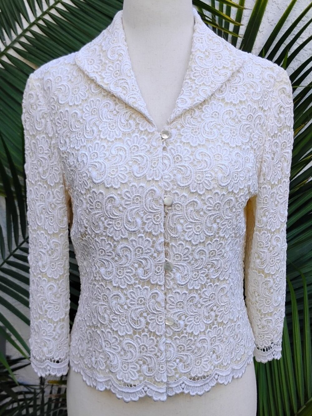 Talbots Lace Blazer 2P